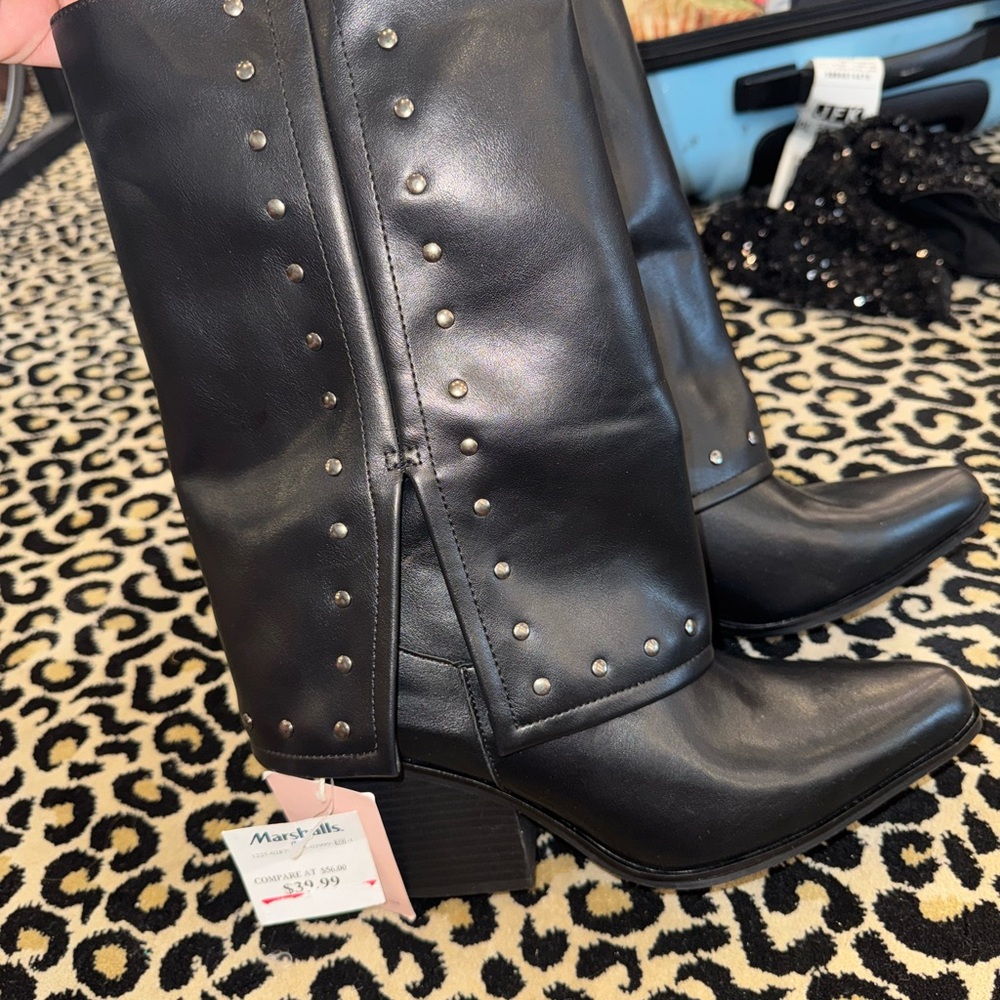 Sincerely Jules Black Heeled Boots